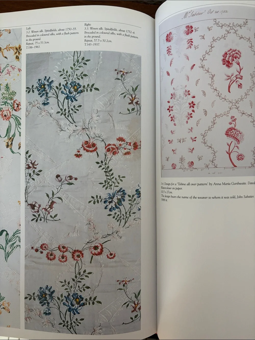 Large British Textiles 1700 to the Present - Large Coffee Table Book